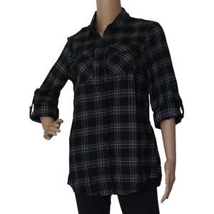 Women's Roll up Long Sleeve Boyfriend Shirt